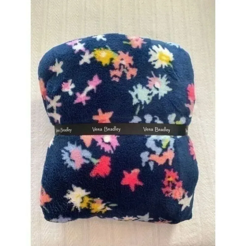 Vera Bradley Fleece Throw Scattered Wildflowers